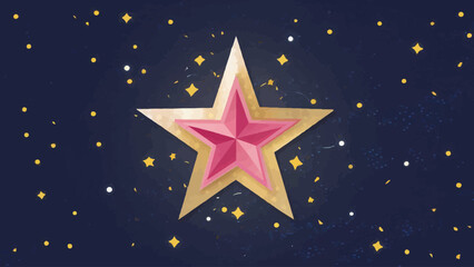 vector set of stars 