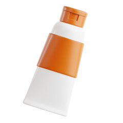 Nourishing Hair Conditioner for Hotel Facility 3D Icon Illustration