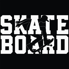 Funny Skateboarding T-Shirt Design gift for Skater Teens and Skate Board Lover,Funny Retro Skateboard Skateboarder File,Cricut & Silhouette