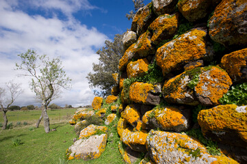 rocks and sky, Nuraghe. S'Aspru, Banari. Meilogu, SS, Sardinia, Italy