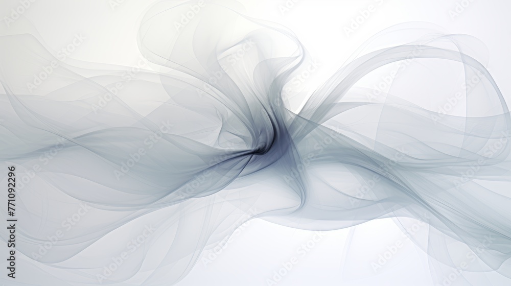 Poster elegant and magical white abstract minimalist background with delicate and enchanting elements