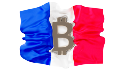 Bitcoin Melding with the French Tricolor: A Digital and Patriotic Blend