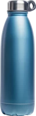 Fotobehang Blue steel reusable water bottle © Vinz