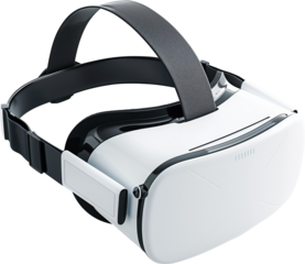 White VR headset