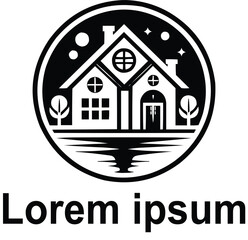 vector real estate logo design 