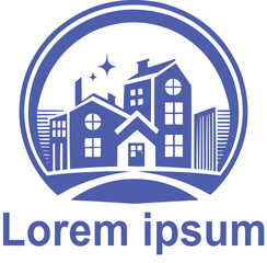 Fototapeta premium vector real estate logo design 