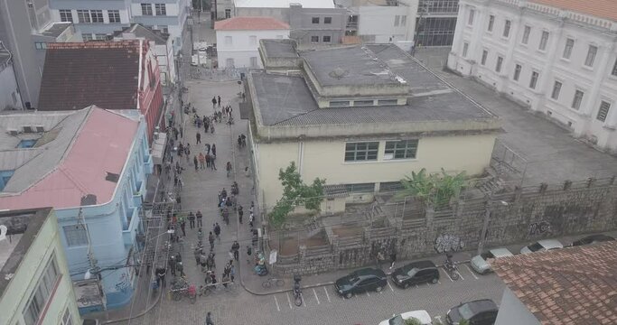 Centro Antigo Florian&oacute;polis Drone Bugio Bares Floripa Predios Ilha Arquitetura Engenharia Pontes Pra&ccedil;as Beira Mar Monumentos Igrejas Mercado Passeios Artesanato Patrim&ocirc;nio Ruas Santa Catarina Brasil
