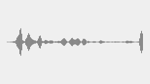 Sound wave or frequency digital isolated white background. audio waves line for music and podcasts,
black audio frequency sound wave white background, waveform soundtrack, equalizer soundtrack,
