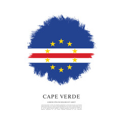 Flag of Cape Verde vector illustration