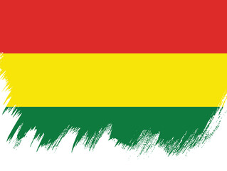 Flag of Bolivia vector illustration