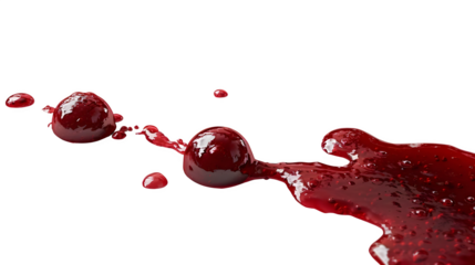 Saucy Ketchup Splash PNG: Flavorful Condiment Isolated on White | Transparent Background,  hand edited generative AI