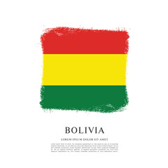 Flag of Bolivia vector illustration