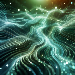 Abstract background footage of futuristic gliterry neon light colors spectrum