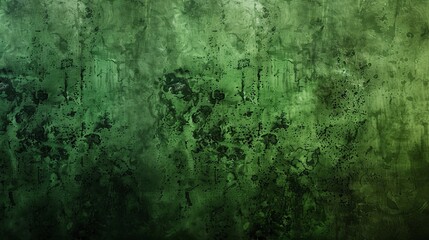An abstract dark green grunge background offers a textured, edgy background for various designs