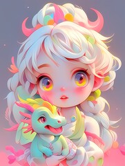 Fantasy Dragon Girl