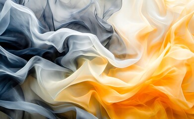 Obraz premium Close-up of fabric consisting of different gradient shades