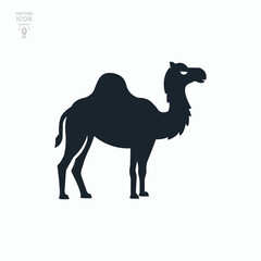 Camel icon. Isolated simple vector illustration	
