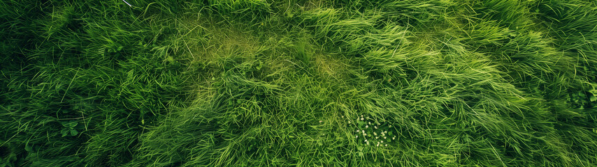 Green from Above: A Detailed Look at a Grass Field