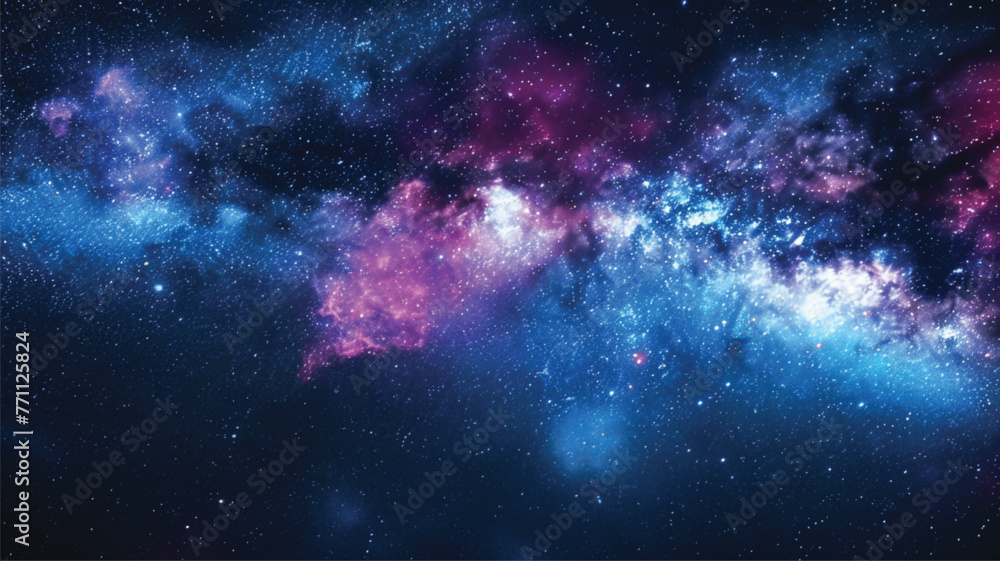 Canvas Prints nebula and galaxies in space. abstract cosmos galaxy background