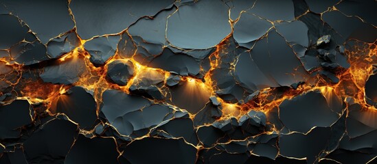 cracked stone background. Futuristic background for banner design.