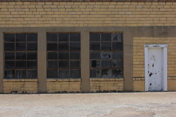 Fototapeta na wymiar Historic Building Detail Located in Downtown Granger Texas