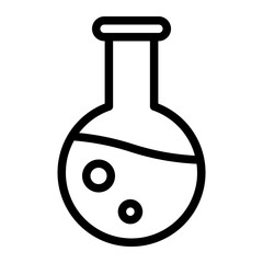 flask line icon