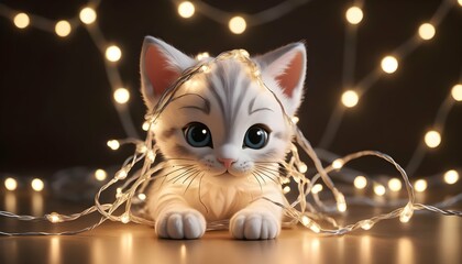 a-3d-kitten-tangled-in-a-string-of-holiday-lights-upscaled_4
