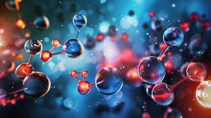 medical science concept,Science molecules design background, laboratory - obrazy, fototapety, plakaty