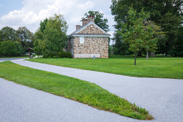 Valley Forge,Pennsylvania,USA - July 25 2023: Valley Forge National Historical Park