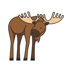 Moose vector illustration 