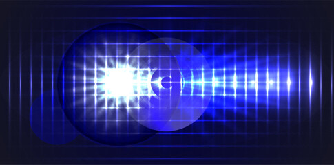 Optical effect. Lens flare, reflex, light reflex, luminescence, glow, luminous stars