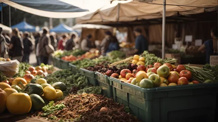 Fototapeten Fruits and vegetable markets © Aditya