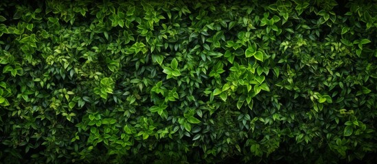 A close up of a lush green shrub with numerous leaves, showcasing the beauty of a terrestrial plant in its natural habitat - obrazy, fototapety, plakaty