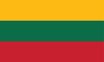 Flag of Lithuania, brush stroke background