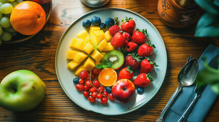 interval diet, clock. Intermittent fasting, diet, weight loss, lunch time concept