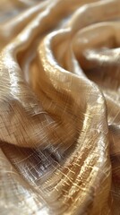 Raw silk texture, subtle sheen and crinkles, an air of luxury