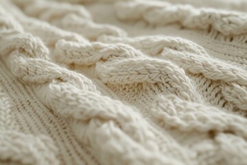 Soft knit texture, delicate loops and stitches, cozy and inviting
