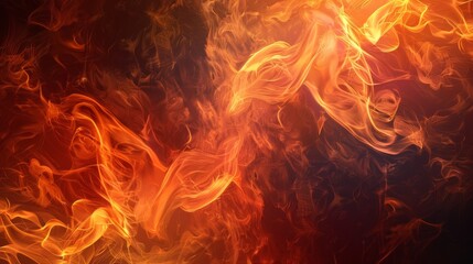 Fototapeta premium Fiery abstract background, creative flame