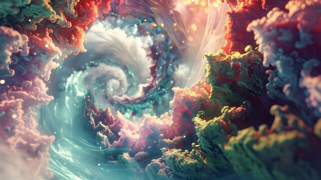 Cosmic Vaporwave Incantations Echoing in the Forbidden Nights of the Ethereal Earth-Toned Void