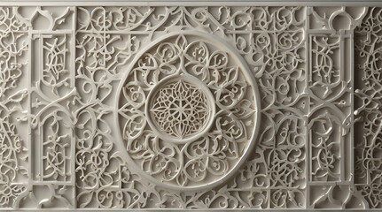 Arabic pattern background. Islamic ornament vector. Geometric 3d shape. Texture arabian traditional motif.generative.ai - obrazy, fototapety, plakaty