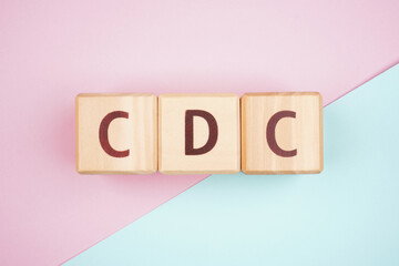 CDC Abbreviations About Health Isolated Background
 - obrazy, fototapety, plakaty