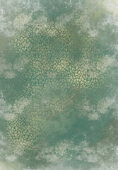 Dark green texture snake pattern background