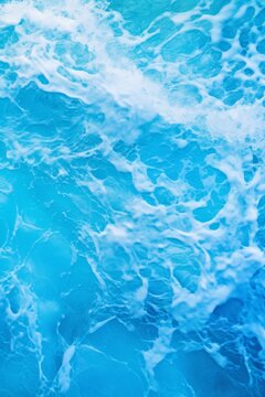 abstract blue color water wave pure natural swirl pattern texture background photography  AI generated illustration