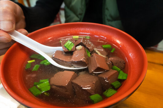pig's blood soup