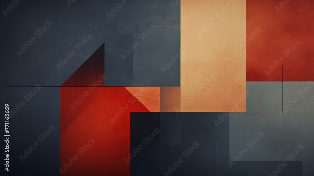 Aufkleber an abstract background that embodies simplicity in a flat layout seen from a top view with a large a