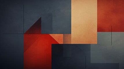 An abstract background that embodies simplicity in a flat layout seen from a top view with a large area for additions  AI generated illustration