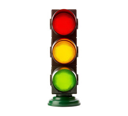 traffic light isolated