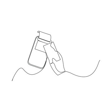 recommend clip art: Hand holding card and attaching to touchless payment machine, pos machine, edc, payment terminal. Touchless transaction concept in business and finance.