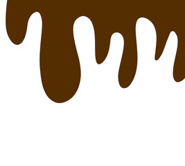 chocolate dripping ilustration food