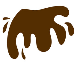 background splash chocolate ilustration drip